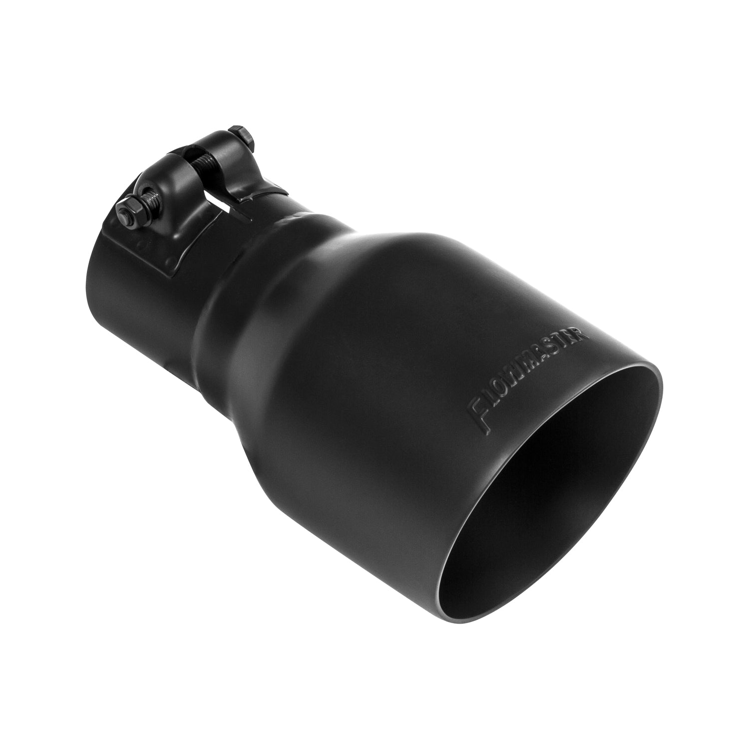 Flowmaster 15396B - Exhaust Tip Exhaust Tip 4.00 Inch Black Ceramic Coated Fits 2.5 Inch Tubing- Clamp On Flowmaster 4