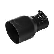 Flowmaster 15396B - Exhaust Tip Exhaust Tip 4.00 Inch Black Ceramic Coated Fits 2.5 Inch Tubing- Clamp On Flowmaster 3
