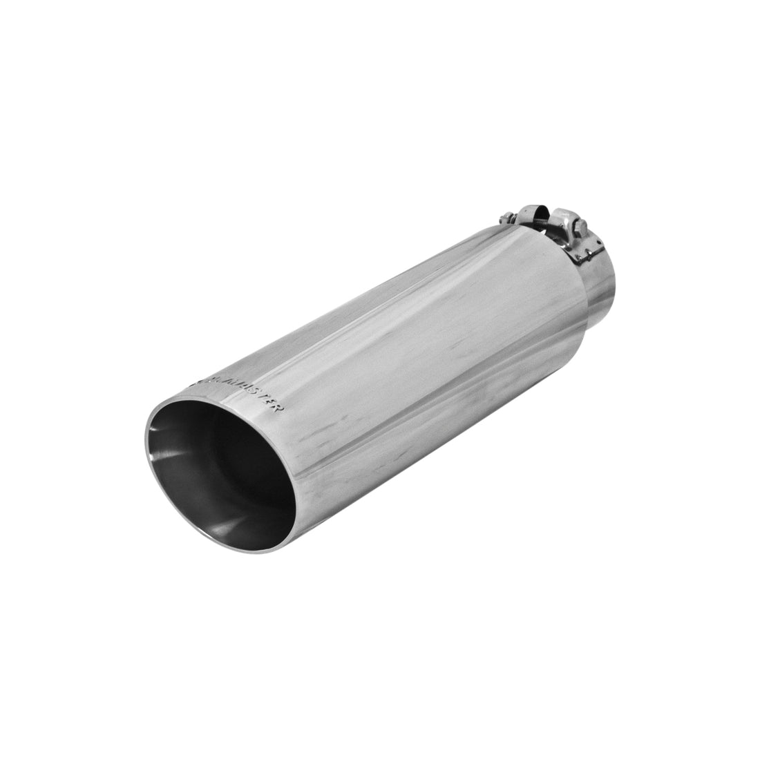 Flowmaster 15397 - Exhaust Tip Exhaust Tip 3.50 Inch Angle Cut Polished SS Fits 2.50 Inch Tubing Clamp On Flowmaster 1