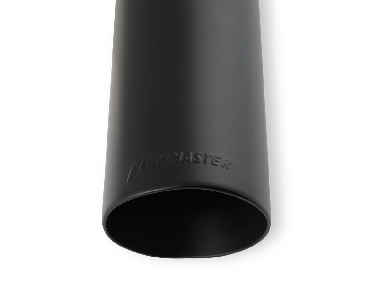 Flowmaster 15397B - Exhaust Tip Exhaust Tip 3.5 Inch Black Angle Cut Fits 2.5 Inch Tubing- Clamp On Flowmaster 1