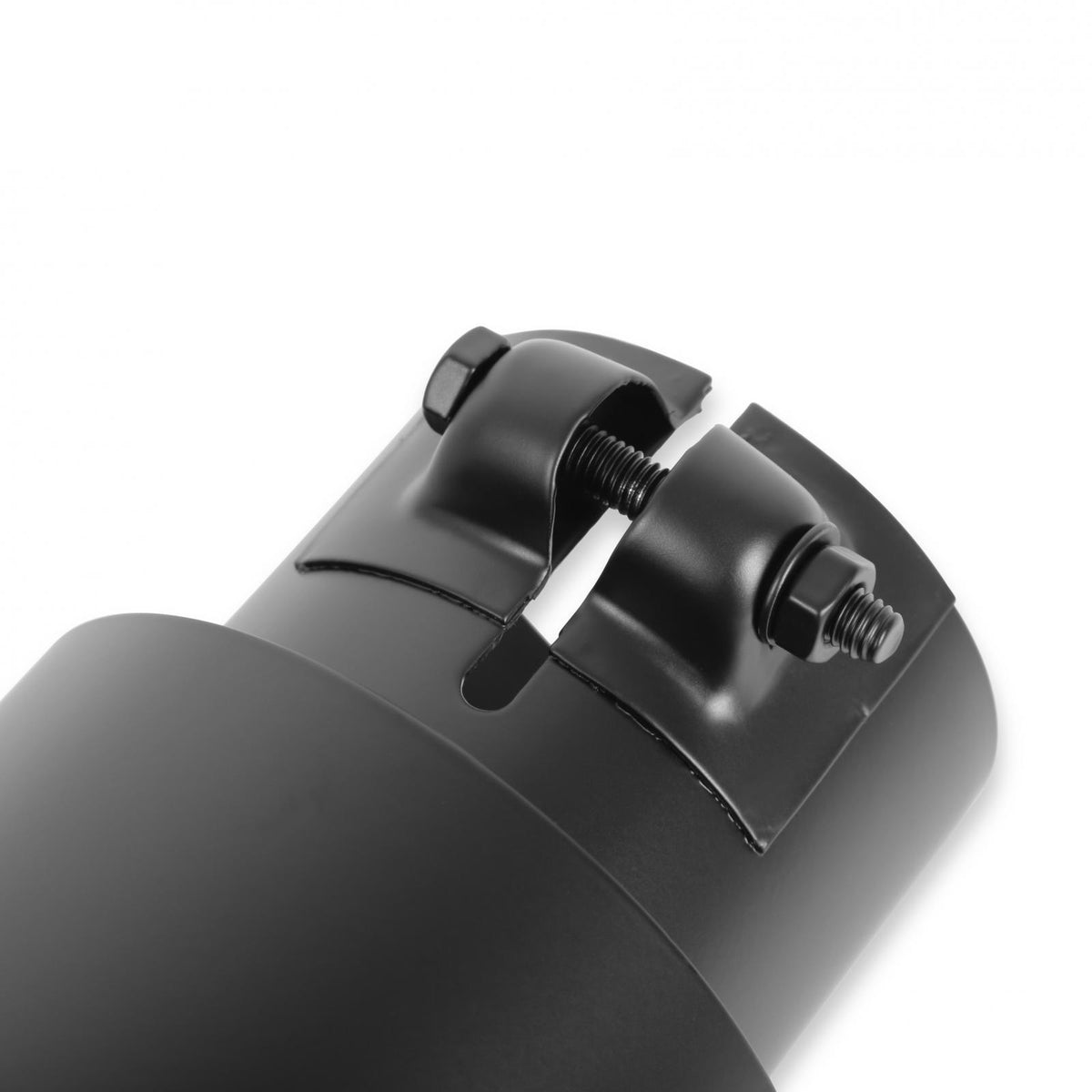 Flowmaster 15397B - Exhaust Tip Exhaust Tip 3.5 Inch Black Angle Cut Fits 2.5 Inch Tubing- Clamp On Flowmaster 2