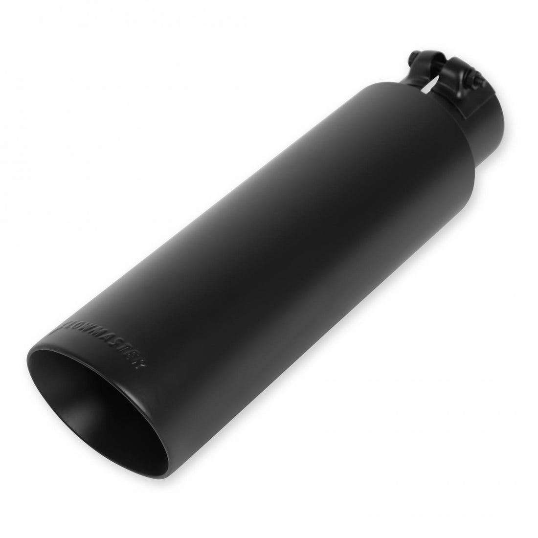 Flowmaster 15397B - Exhaust Tip Exhaust Tip 3.5 Inch Black Angle Cut Fits 2.5 Inch Tubing- Clamp On Flowmaster 4