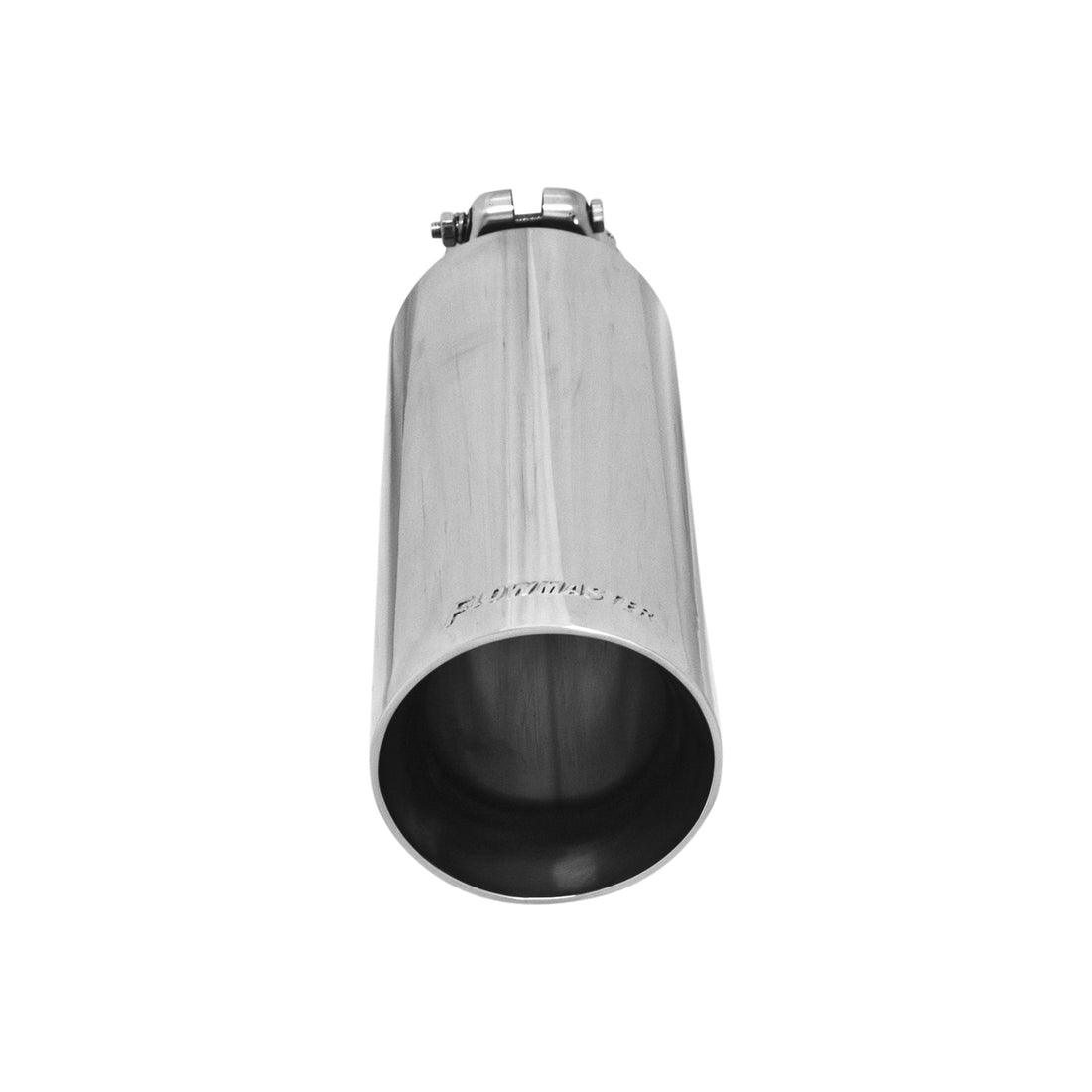 Flowmaster 15397 - Exhaust Tip Exhaust Tip 3.50 Inch Angle Cut Polished SS Fits 2.50 Inch Tubing Clamp On Flowmaster 3