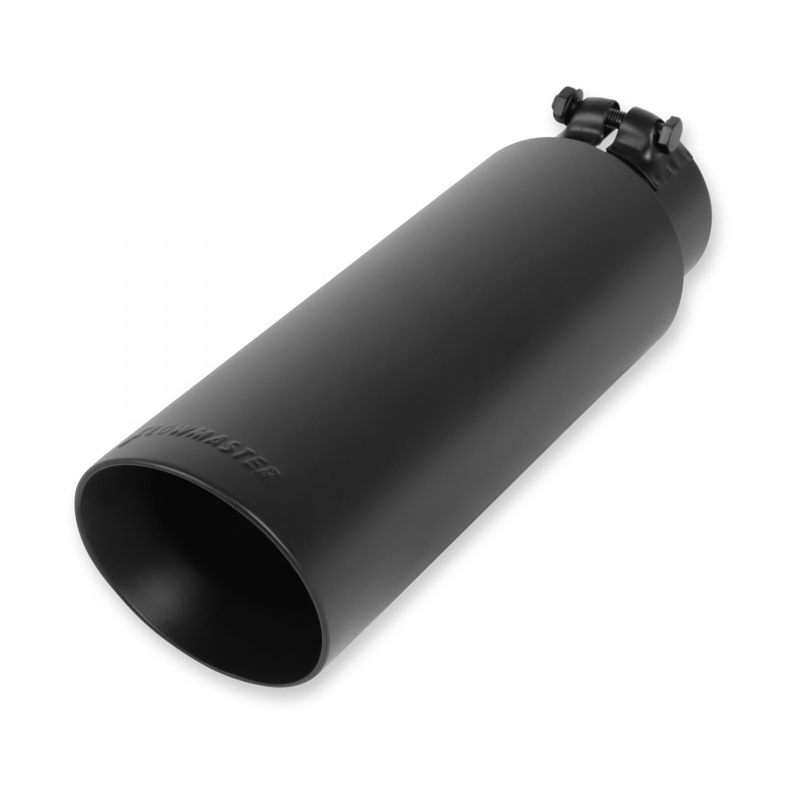 Flowmaster 15398B - Exhaust Tip Exhaust Tip 4.00 Inch Black Angle Cut Fits 3 Inch Tubing, 13.00 Inch Long Clamp On Flowmaster 1