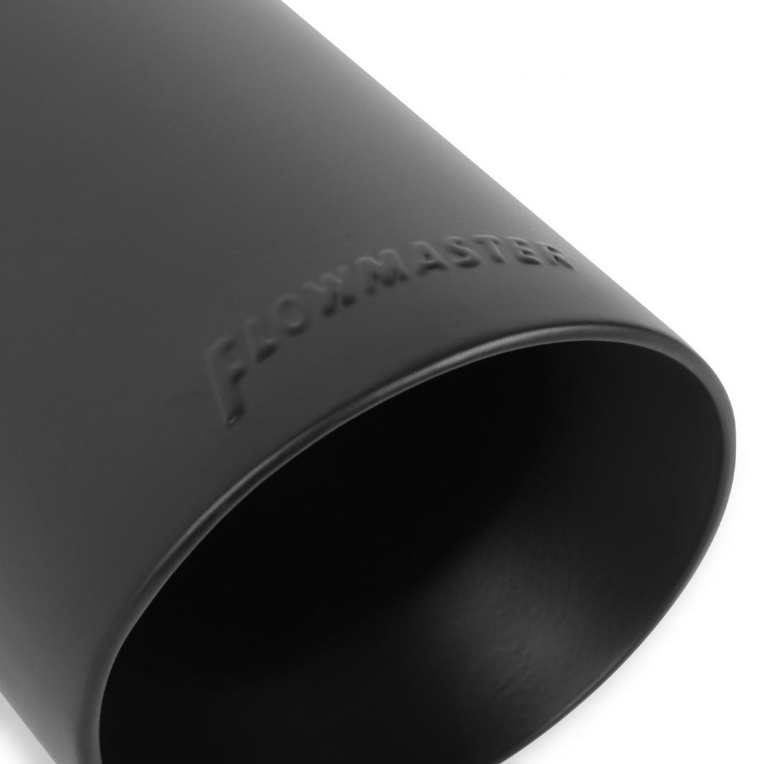Flowmaster 15398B - Exhaust Tip Exhaust Tip 4.00 Inch Black Angle Cut Fits 3 Inch Tubing, 13.00 Inch Long Clamp On Flowmaster 3