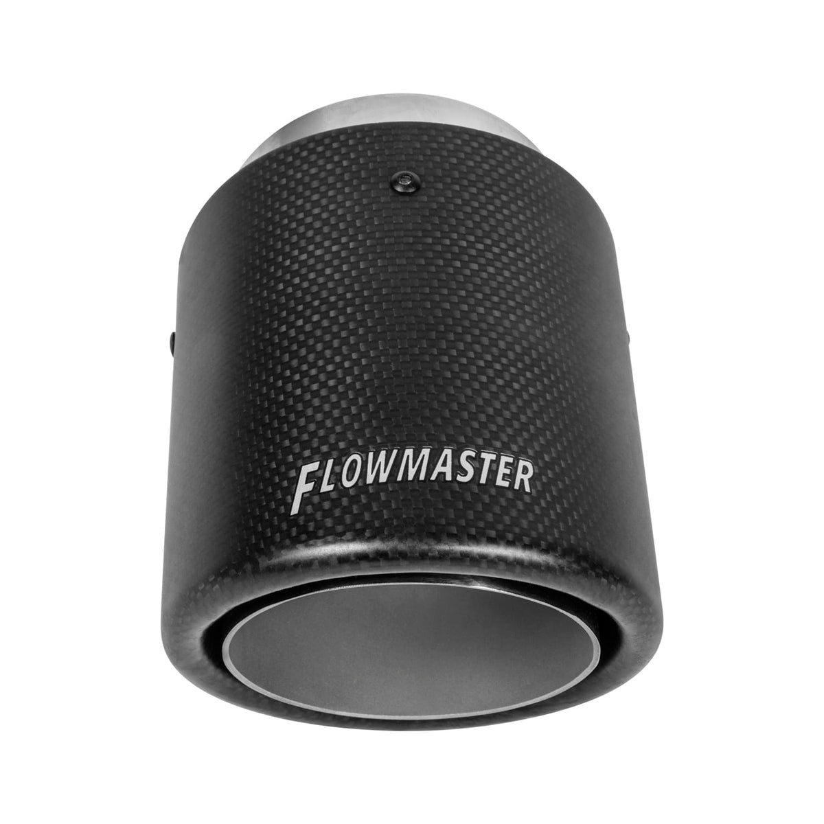 Flowmaster Exhaust Flowmaster 15401 - Exhaust Tip Exhaust Tip 4 Inch Rolled Angle Carbon Fiber Fits 3 Inch Tubing Weld On Flowmaster
