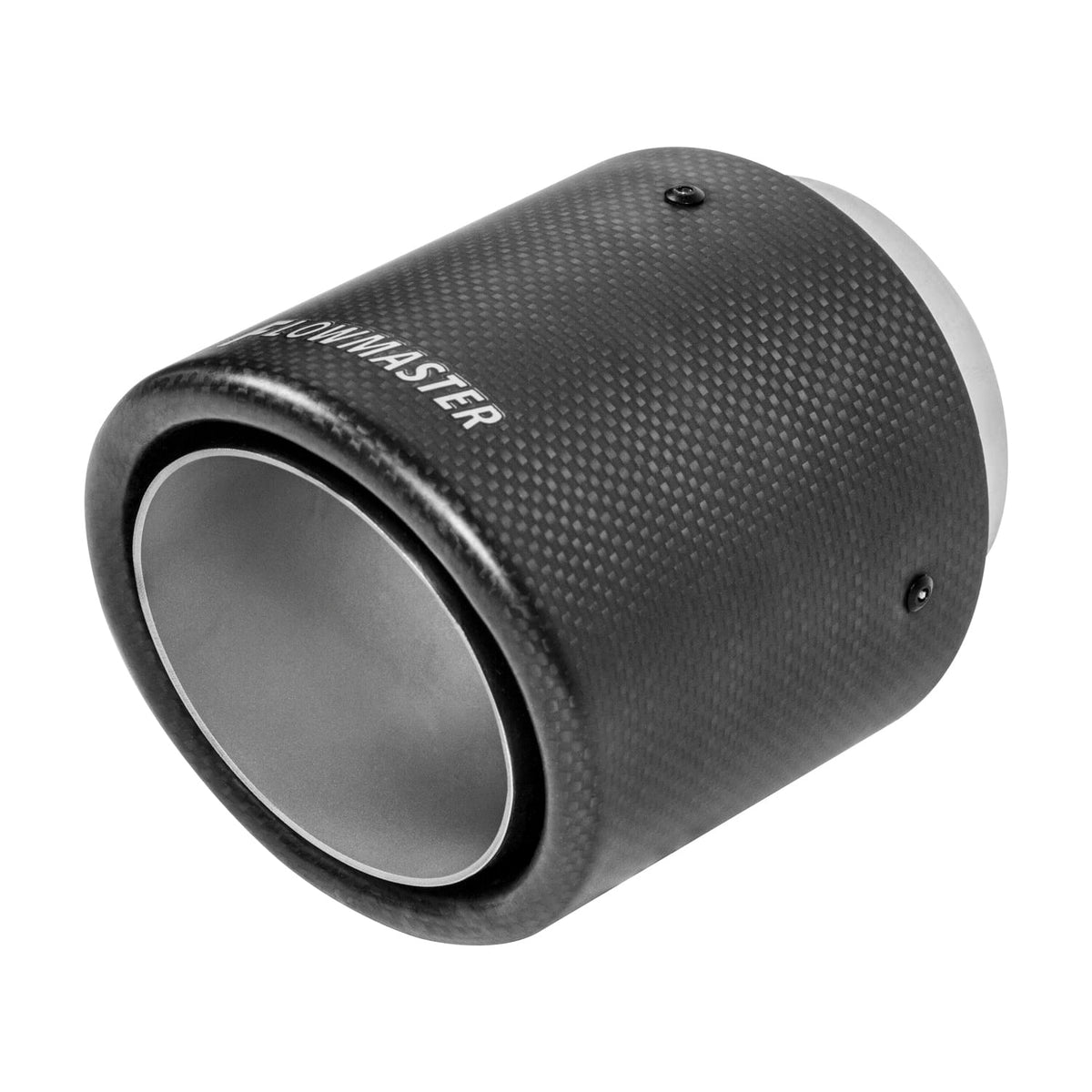 Flowmaster Exhaust Flowmaster 15401 - Exhaust Tip Exhaust Tip 4 Inch Rolled Angle Carbon Fiber Fits 3 Inch Tubing Weld On Flowmaster