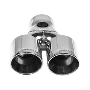 Flowmaster 15402 - Exhaust Tip Exhaust Tip 3 Inch Dual Out Angle Cut Fits 3 Inch Tubing Weld On Flowmaster 2
