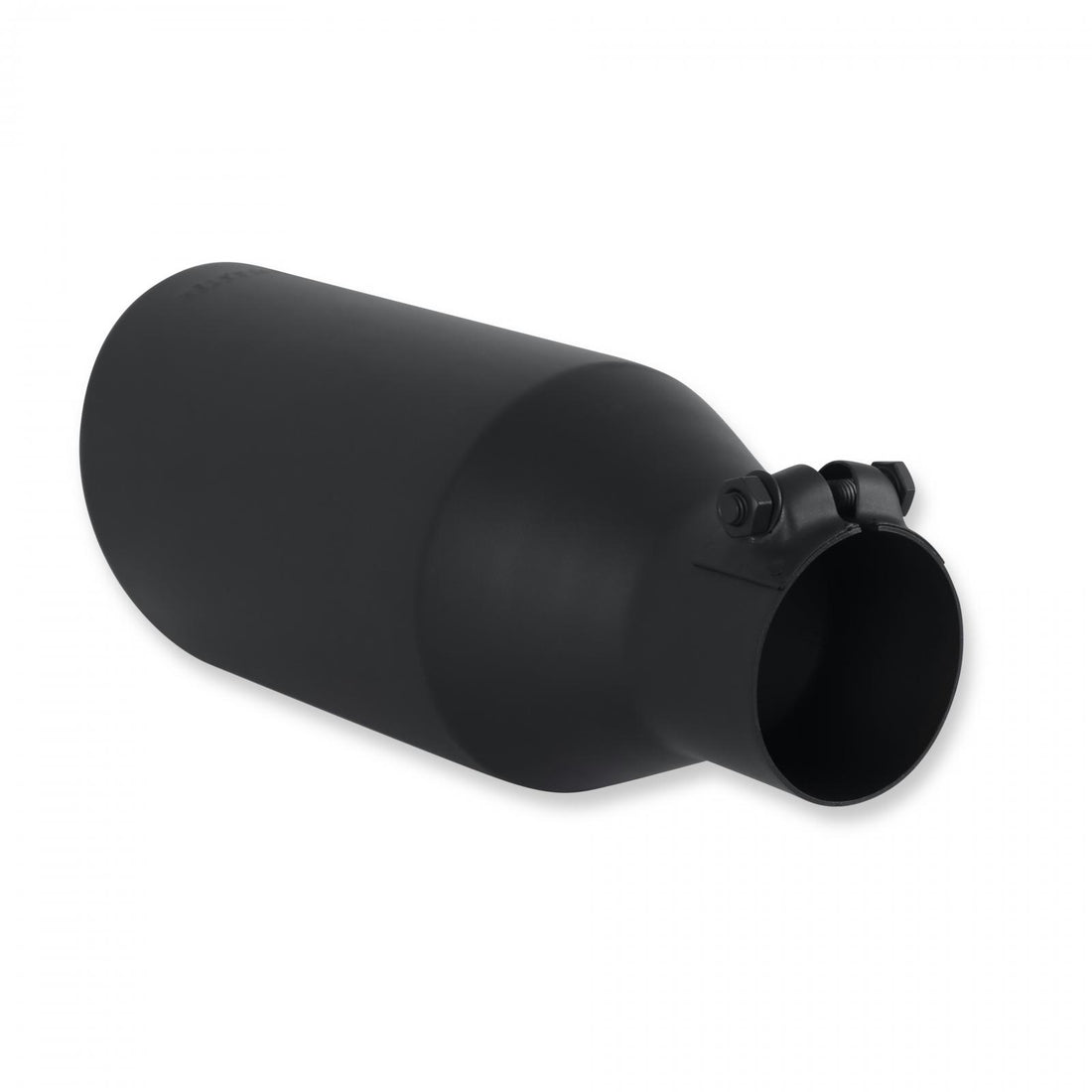 Flowmaster 15404B - Exhaust Tip Exhaust Tip 4.5 Inch Black Angle Cut Fits 2.5 Inch Tubing, 11.00-In Long Clamp On Flowmaster