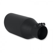 Flowmaster 15404B - Exhaust Tip Exhaust Tip 4.5 Inch Black Angle Cut Fits 2.5 Inch Tubing, 11.00-In Long Clamp On Flowmaster