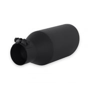 Flowmaster 15404B - Exhaust Tip Exhaust Tip 4.5 Inch Black Angle Cut Fits 2.5 Inch Tubing, 11.00-In Long Clamp On Flowmaster