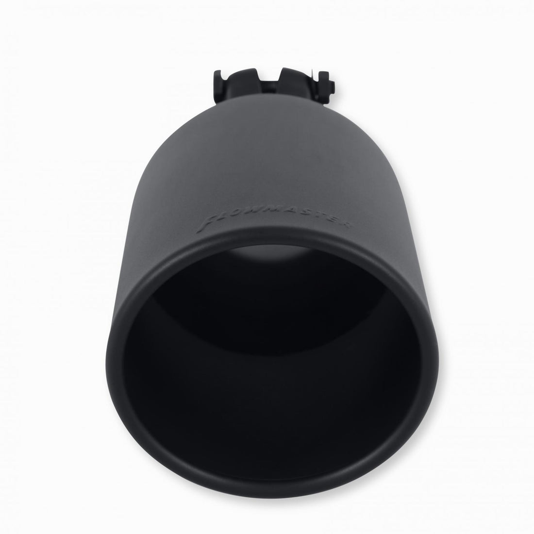 Flowmaster 15404B - Exhaust Tip Exhaust Tip 4.5 Inch Black Angle Cut Fits 2.5 Inch Tubing, 11.00-In Long Clamp On Flowmaster