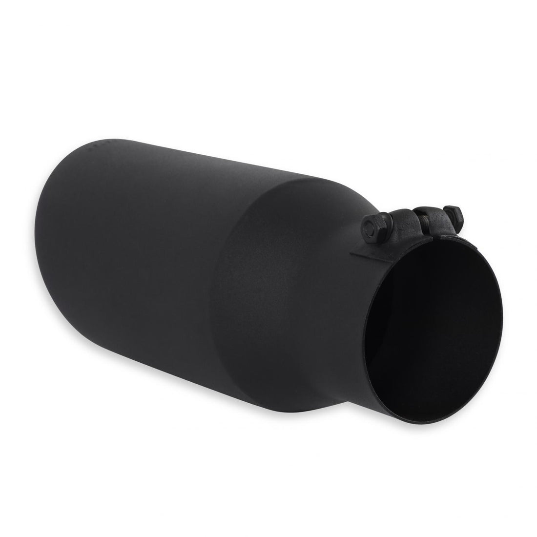 Flowmaster 15405B - Exhaust Tip Exhaust Tip 5.0 Inch Black Angle Cut Fits 3.5 Inch Tubing, 12.00-In Long Clamp On Flowmaster