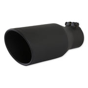Flowmaster 15406B - Exhaust Tip Exhaust Tip 4.5 Inch Black Angle Cut Fits 3.0 Inch Tubing, 11.00-In Long Clamp On Flowmaster 2