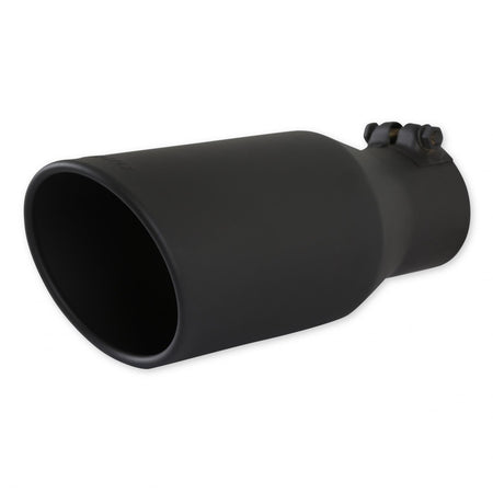Flowmaster 15406B - Exhaust Tip Exhaust Tip 4.5 Inch Black Angle Cut Fits 3.0 Inch Tubing, 11.00-In Long Clamp On Flowmaster 2
