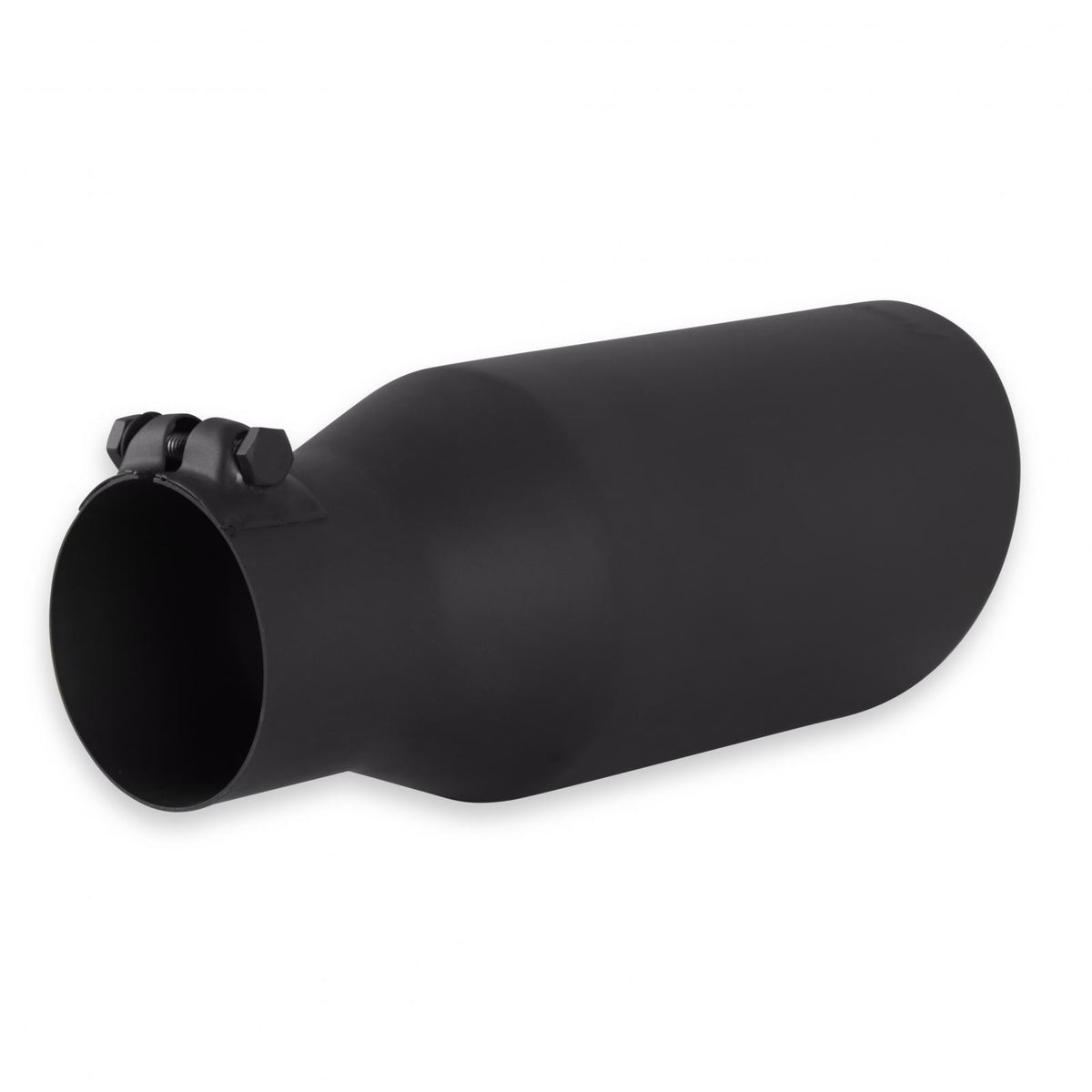 Flowmaster 15406B - Exhaust Tip Exhaust Tip 4.5 Inch Black Angle Cut Fits 3.0 Inch Tubing, 11.00-In Long Clamp On Flowmaster 3