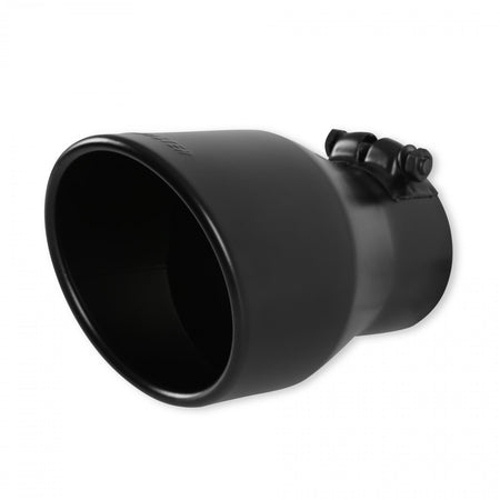 Flowmaster 15407B - Exhaust Tip Exhaust Tip 4.5 Inch Black Angle Cut Fits 3.0 Inch Tubing, 7.00-In Long Clamp On Flowmaster 2