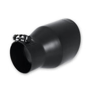 Flowmaster 15407B - Exhaust Tip Exhaust Tip 4.5 Inch Black Angle Cut Fits 3.0 Inch Tubing, 7.00-In Long Clamp On Flowmaster 3