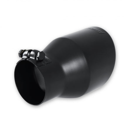Flowmaster 15407B - Exhaust Tip Exhaust Tip 4.5 Inch Black Angle Cut Fits 3.0 Inch Tubing, 7.00-In Long Clamp On Flowmaster 3