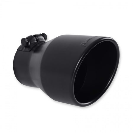 Flowmaster 15407B - Exhaust Tip Exhaust Tip 4.5 Inch Black Angle Cut Fits 3.0 Inch Tubing, 7.00-In Long Clamp On Flowmaster 5