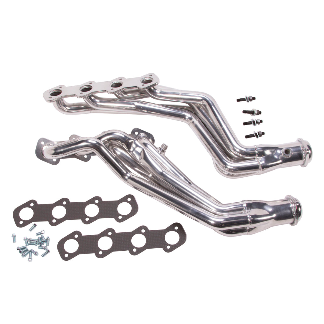 BBK Performance Parts 15410 - 1996-04 MUSTANG 4.6L GT/BULLIT 1-5/8 LONG TUBE HEADERS (POLISHED SILVER CERAMIC) 1