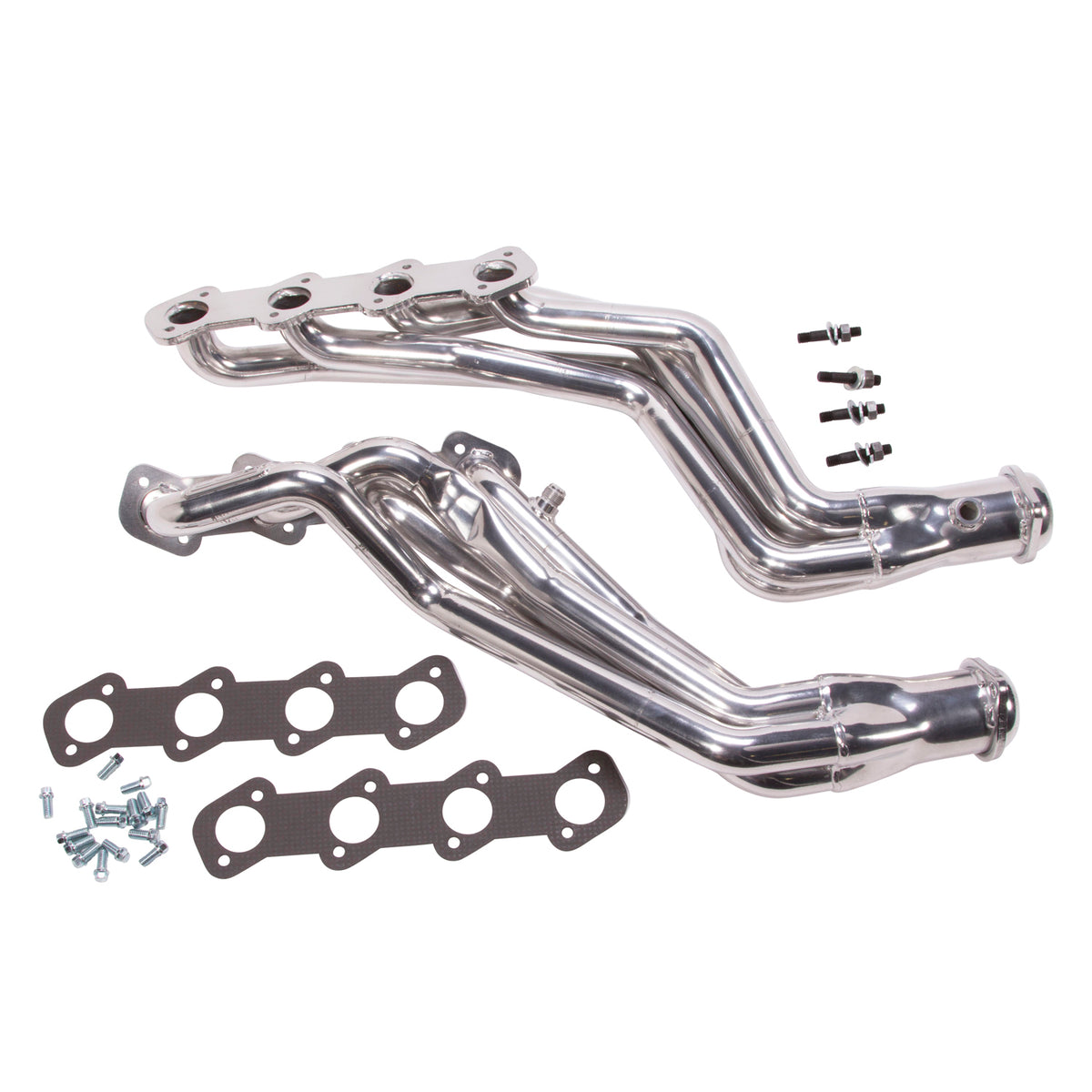 BBK Performance Parts 15410 - 1996-04 MUSTANG 4.6L GT/BULLIT 1-5/8 LONG TUBE HEADERS (POLISHED SILVER CERAMIC) 1