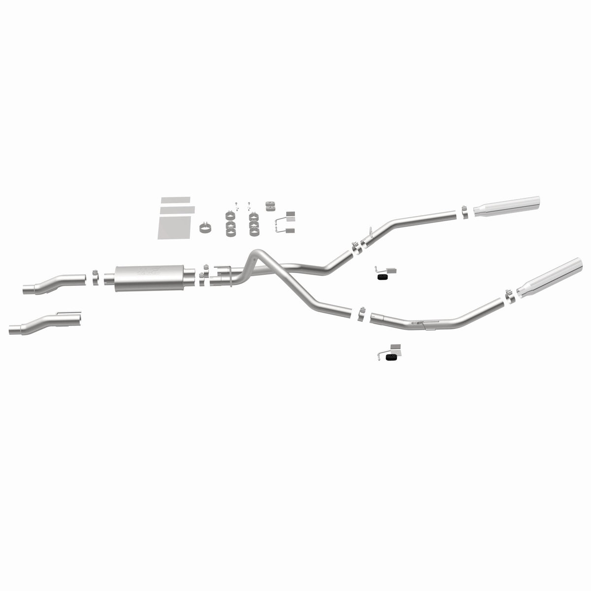 MagnaFlow Exhaust Products 15460 - Street Series Polished Cat-Back System 3