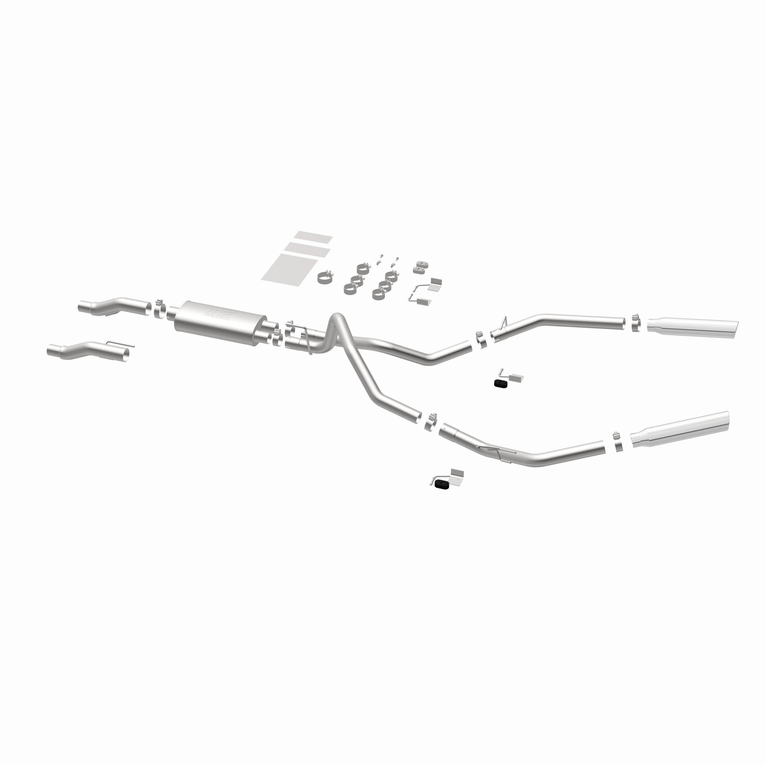 MagnaFlow Exhaust Products 15460 - Street Series Polished Cat-Back System 2
