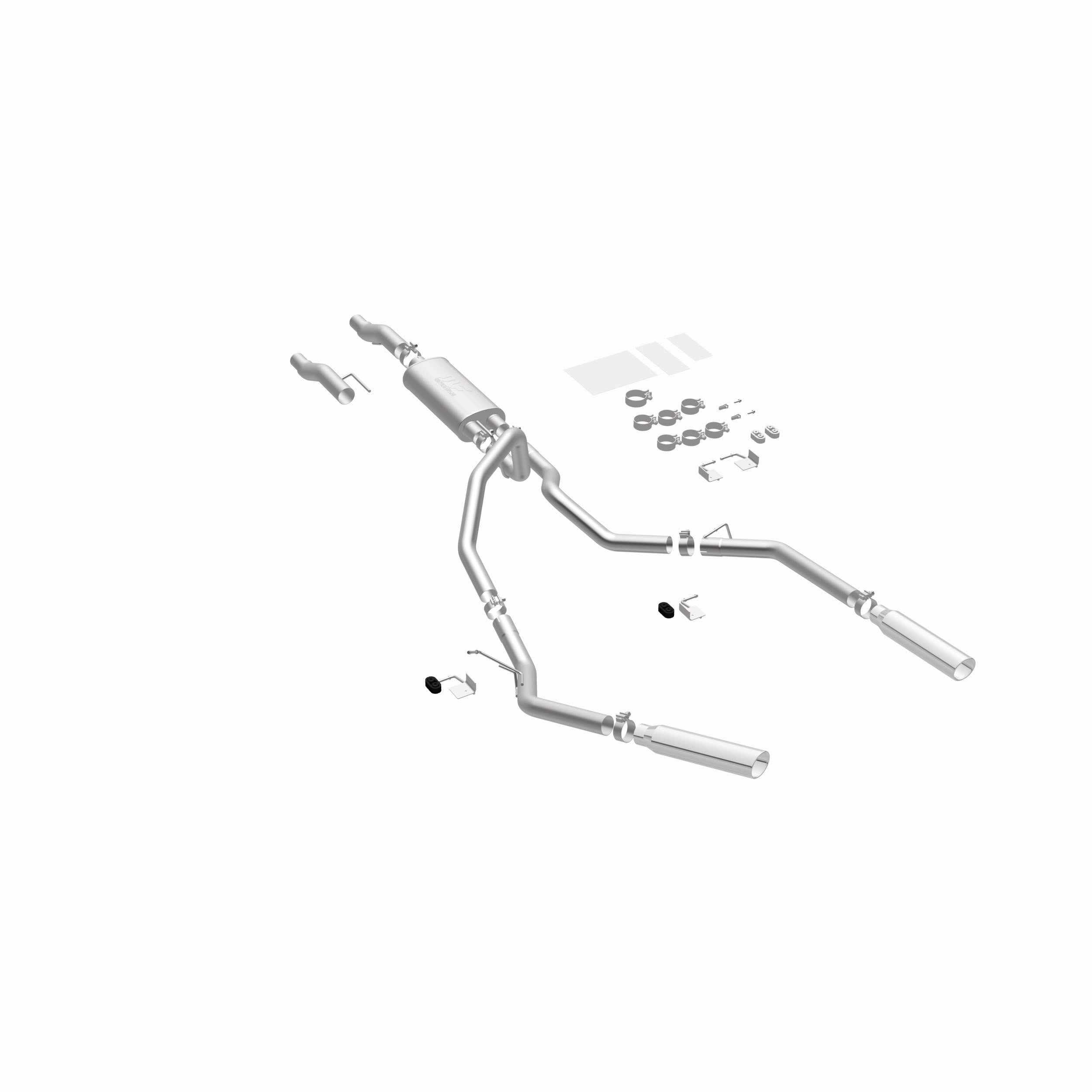 MagnaFlow Exhaust Products 15460 - Street Series Polished Cat-Back System 1