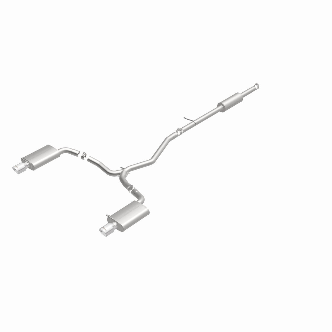 MagnaFlow Exhaust Products 15467 - Street Series Polished Cat-Back System