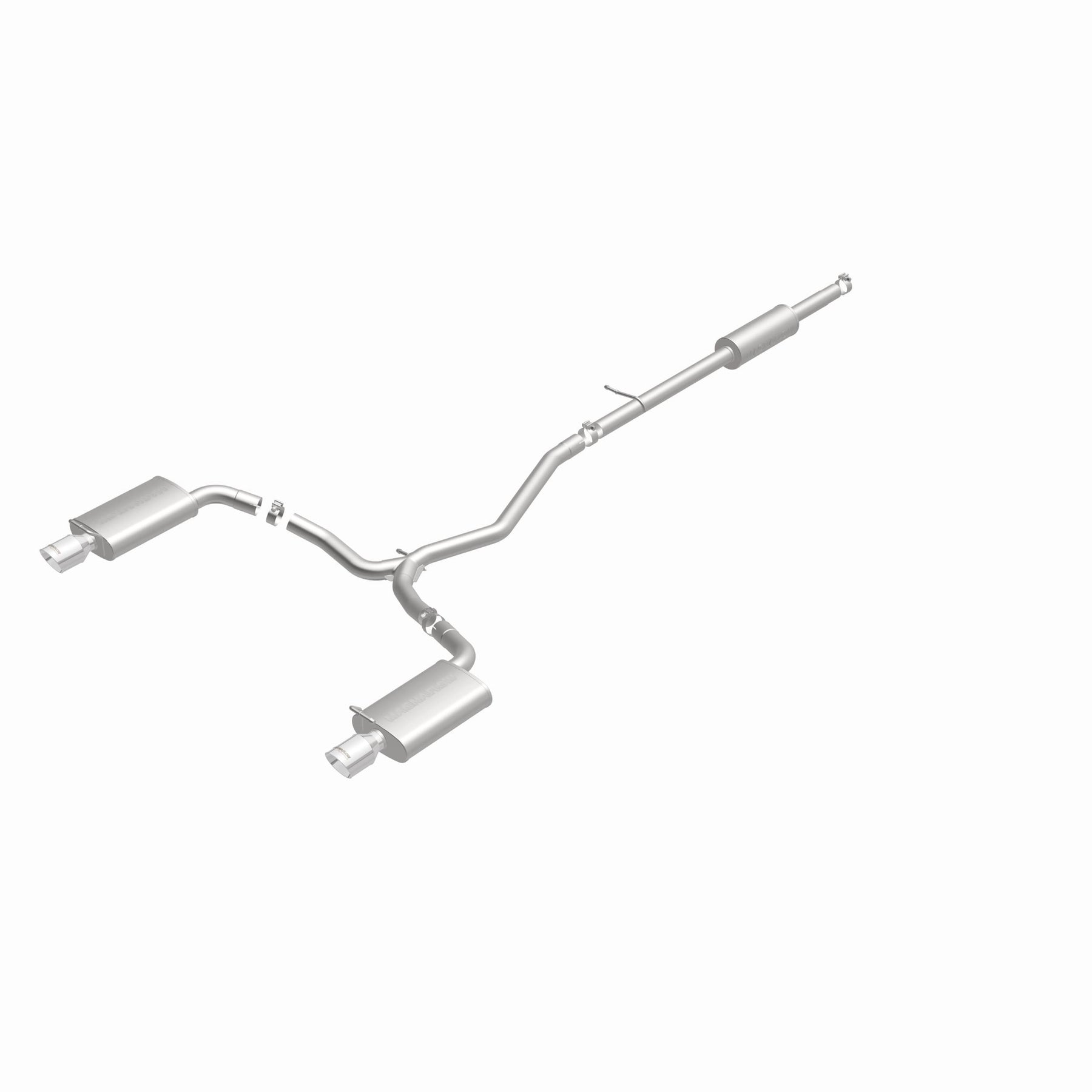 MagnaFlow Exhaust Products 15467 - Street Series Polished Cat-Back System