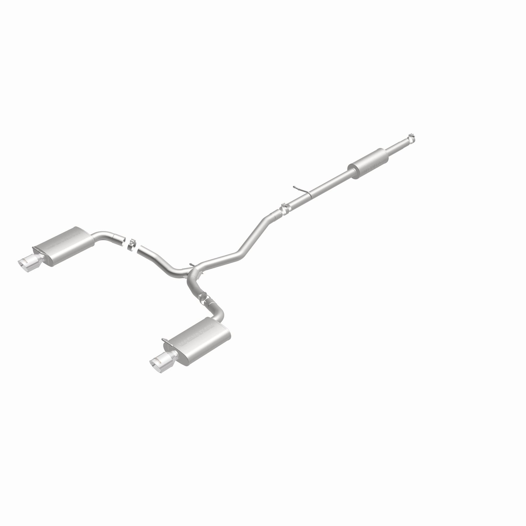 MagnaFlow Exhaust Products 15467 - Street Series Polished Cat-Back System