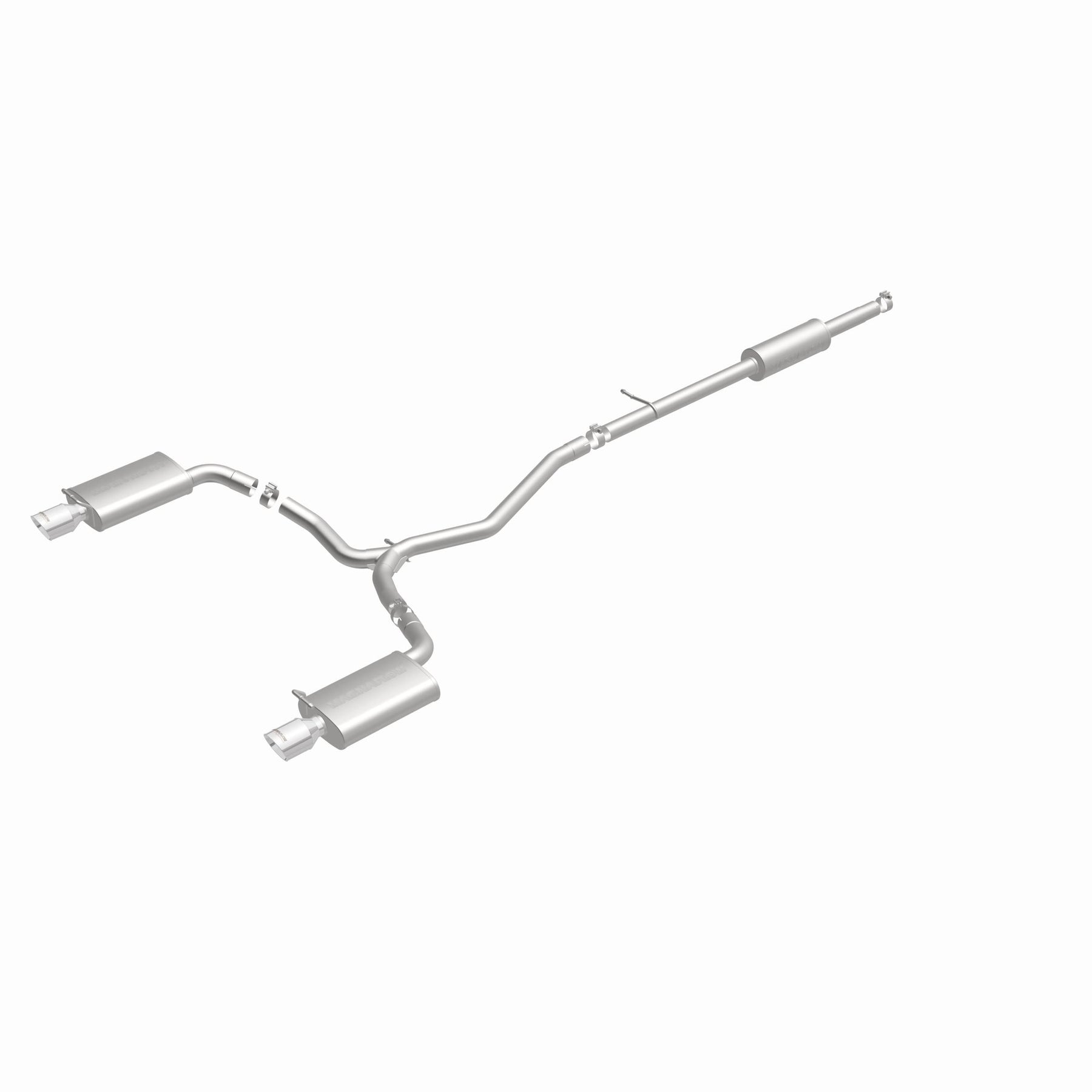 MagnaFlow Exhaust Products 15467 - Street Series Polished Cat-Back System
