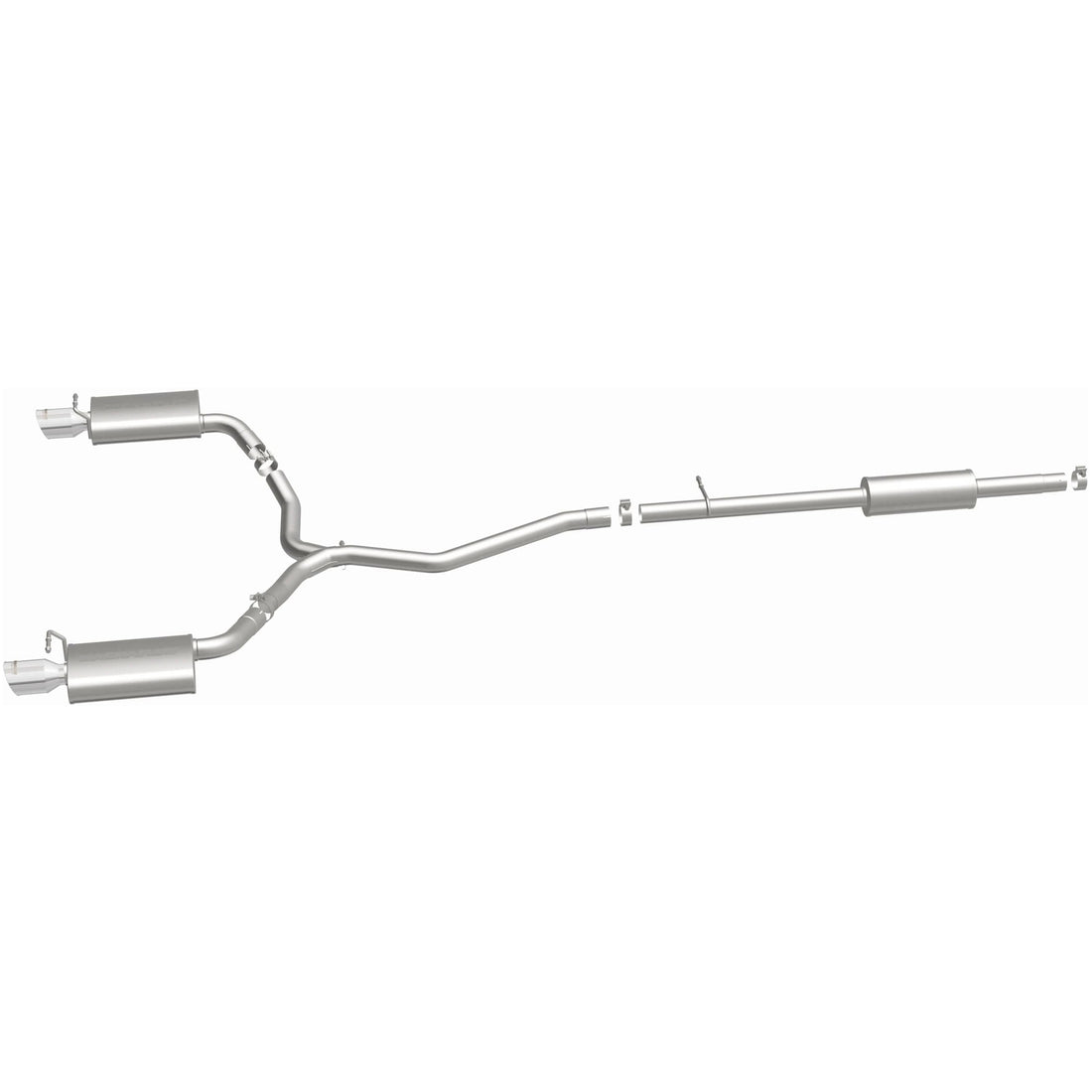 MagnaFlow Exhaust Products 15467 - Street Series Polished Cat-Back System 2