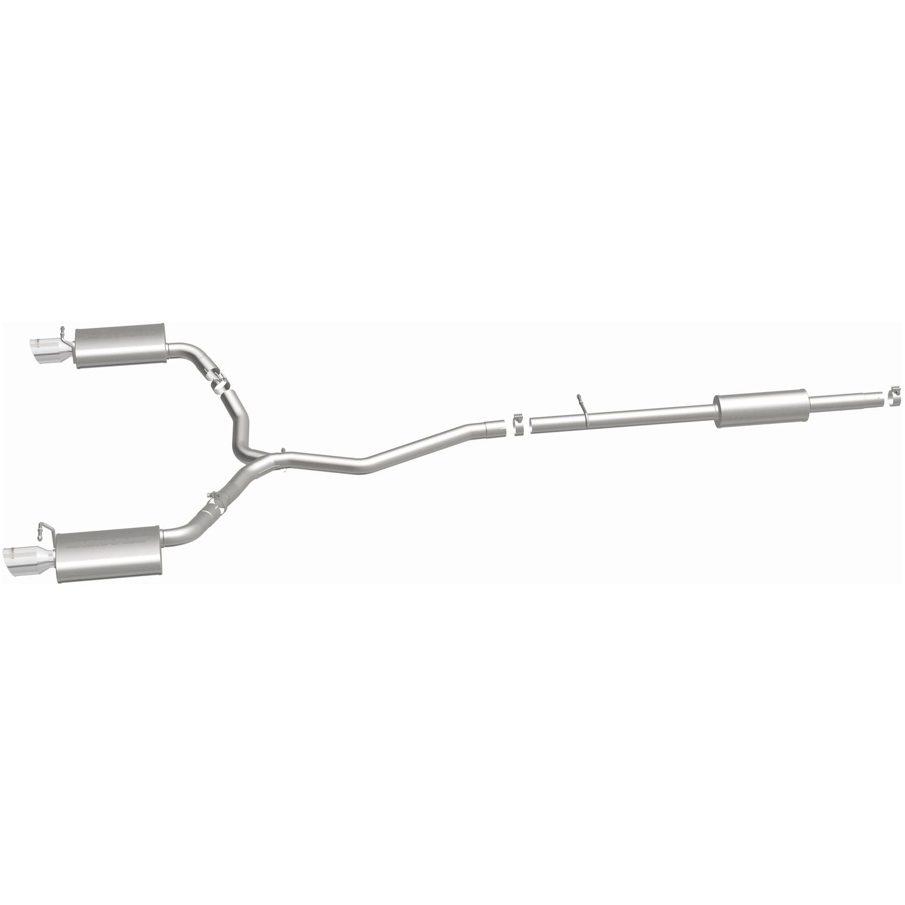 MagnaFlow Exhaust Products 15467 - Street Series Polished Cat-Back System 2