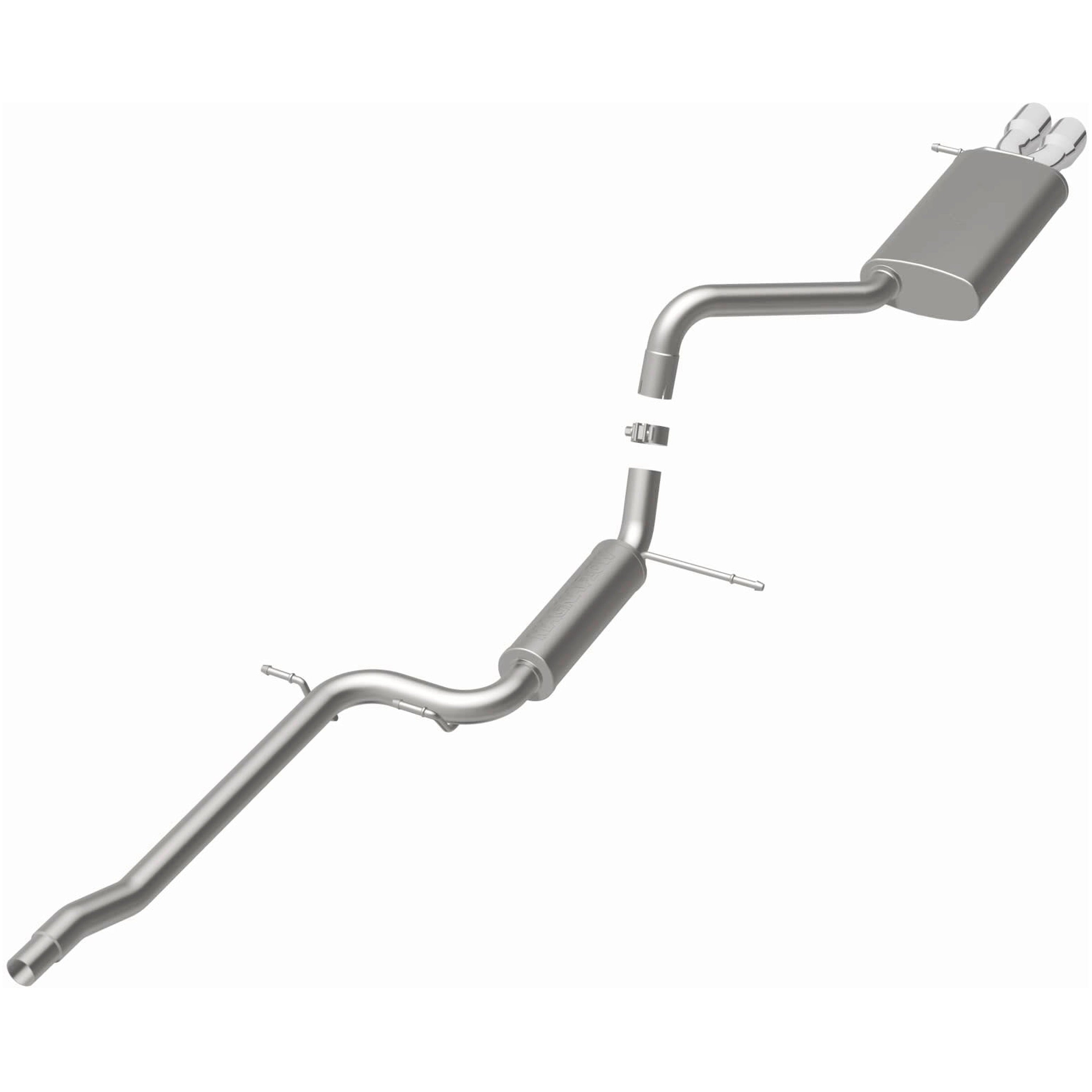 MagnaFlow Exhaust Products 15486 - Touring Series Polished Cat-Back System 1