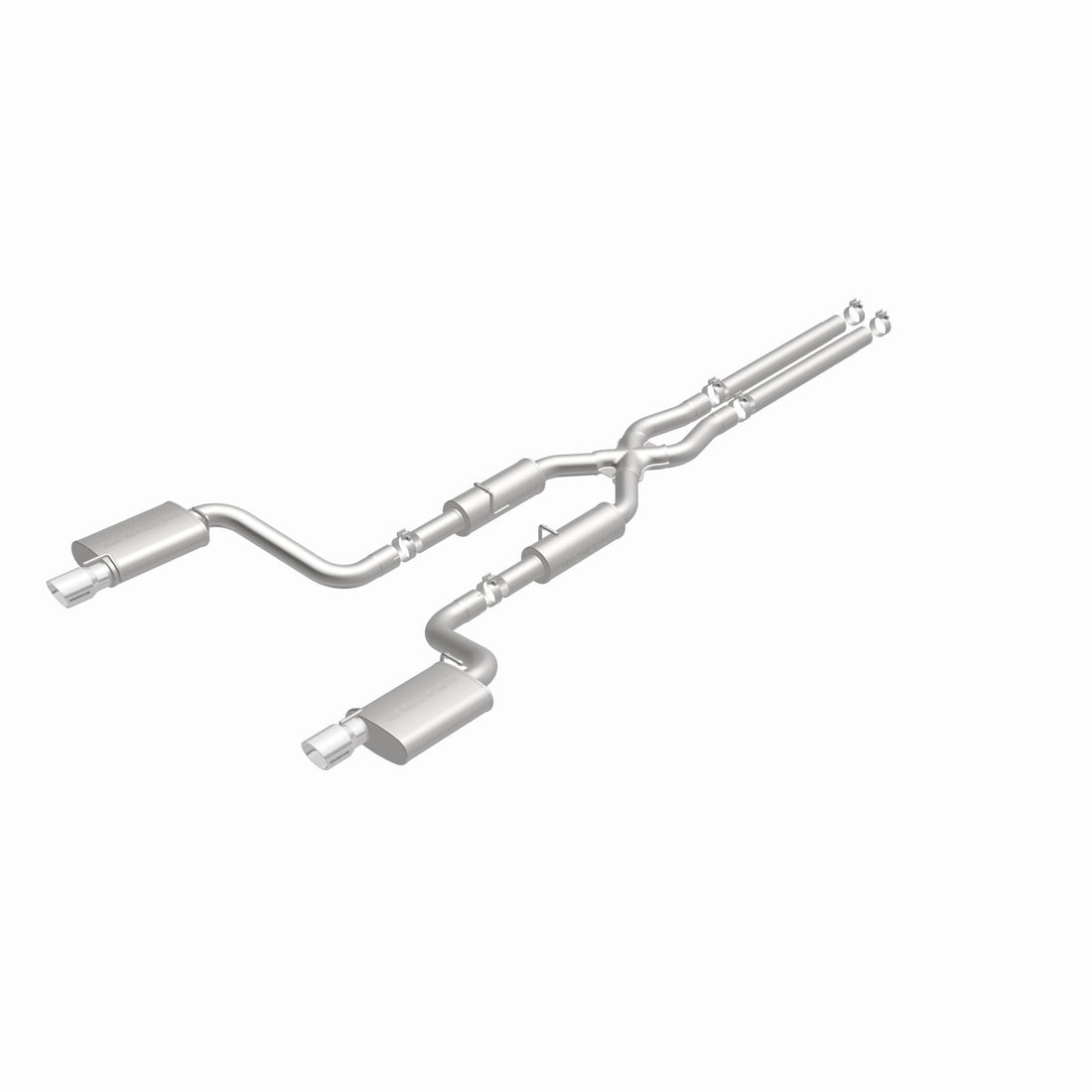 MagnaFlow Exhaust Products 15494 - Street Series Polished Cat-Back System