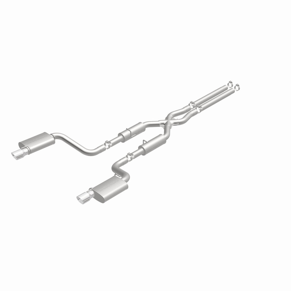 MagnaFlow Exhaust Products 15494 - Street Series Polished Cat-Back System