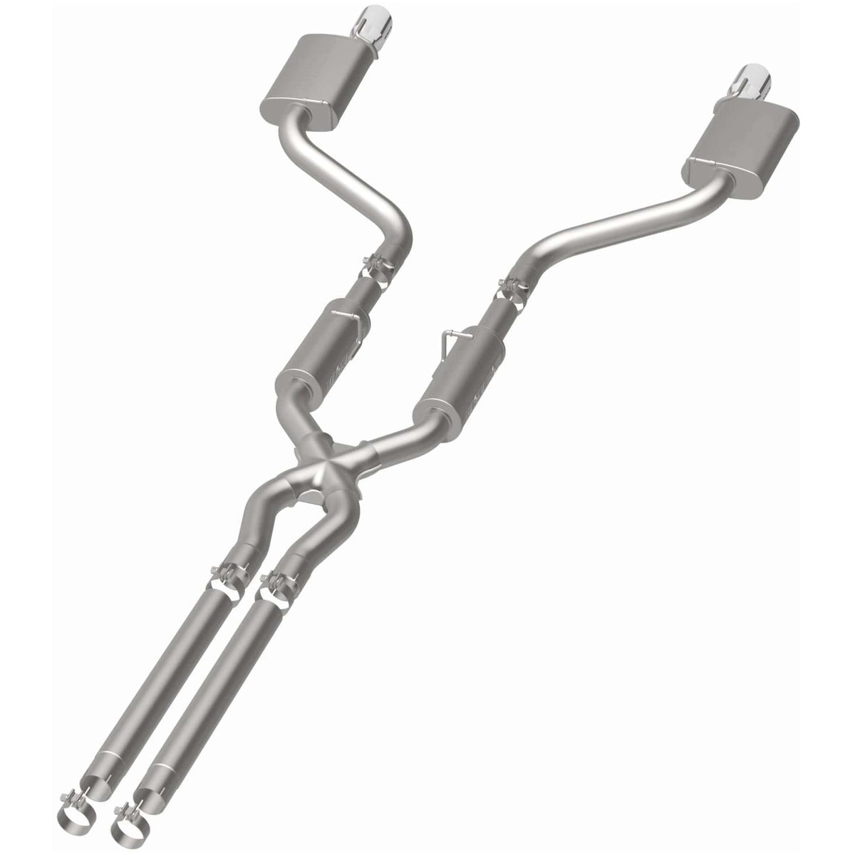 MagnaFlow Exhaust Products Exhaust MagnaFlow Exhaust Products 15494 - Street Series Polished Cat-Back System