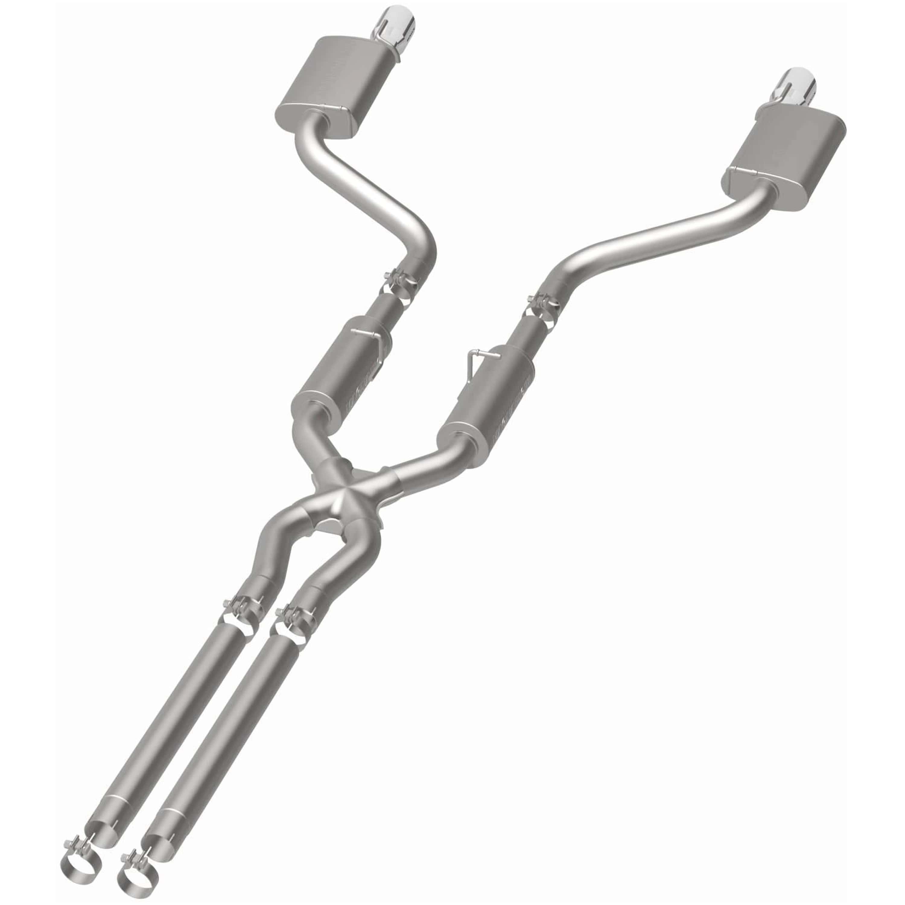 MagnaFlow Exhaust Products Exhaust MagnaFlow Exhaust Products 15494 - Street Series Polished Cat-Back System
