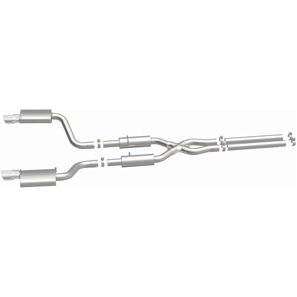 MagnaFlow Exhaust Products Exhaust MagnaFlow Exhaust Products 15494 - Street Series Polished Cat-Back System