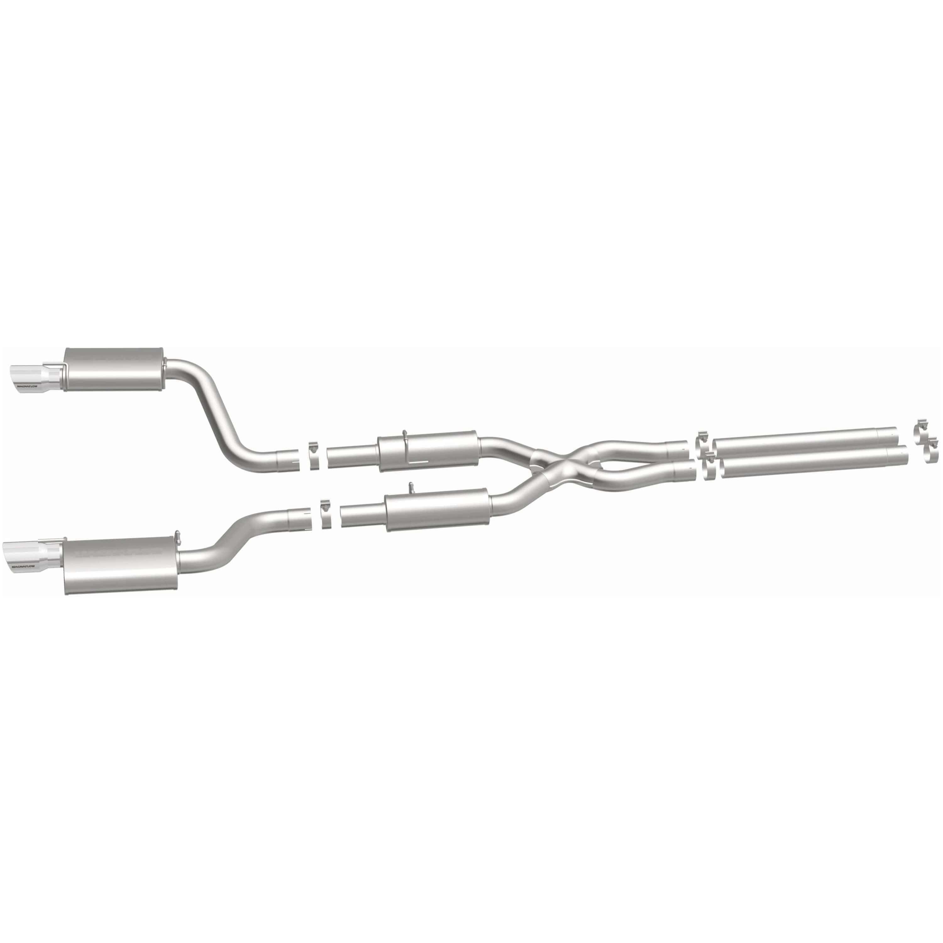 MagnaFlow Exhaust Products Exhaust MagnaFlow Exhaust Products 15494 - Street Series Polished Cat-Back System