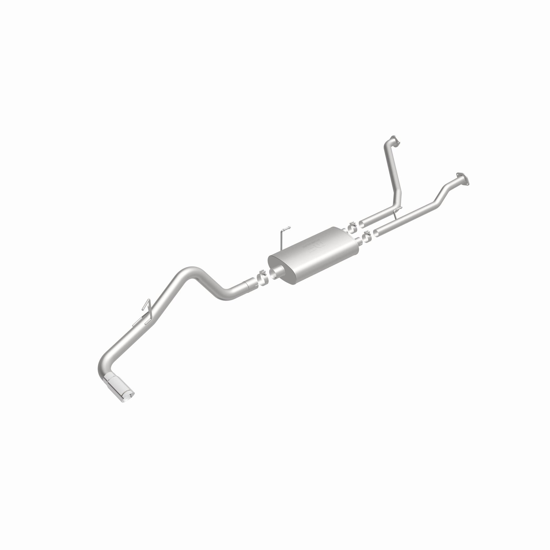 MagnaFlow Exhaust Products 15496 - Street Series Polished Cat-Back System