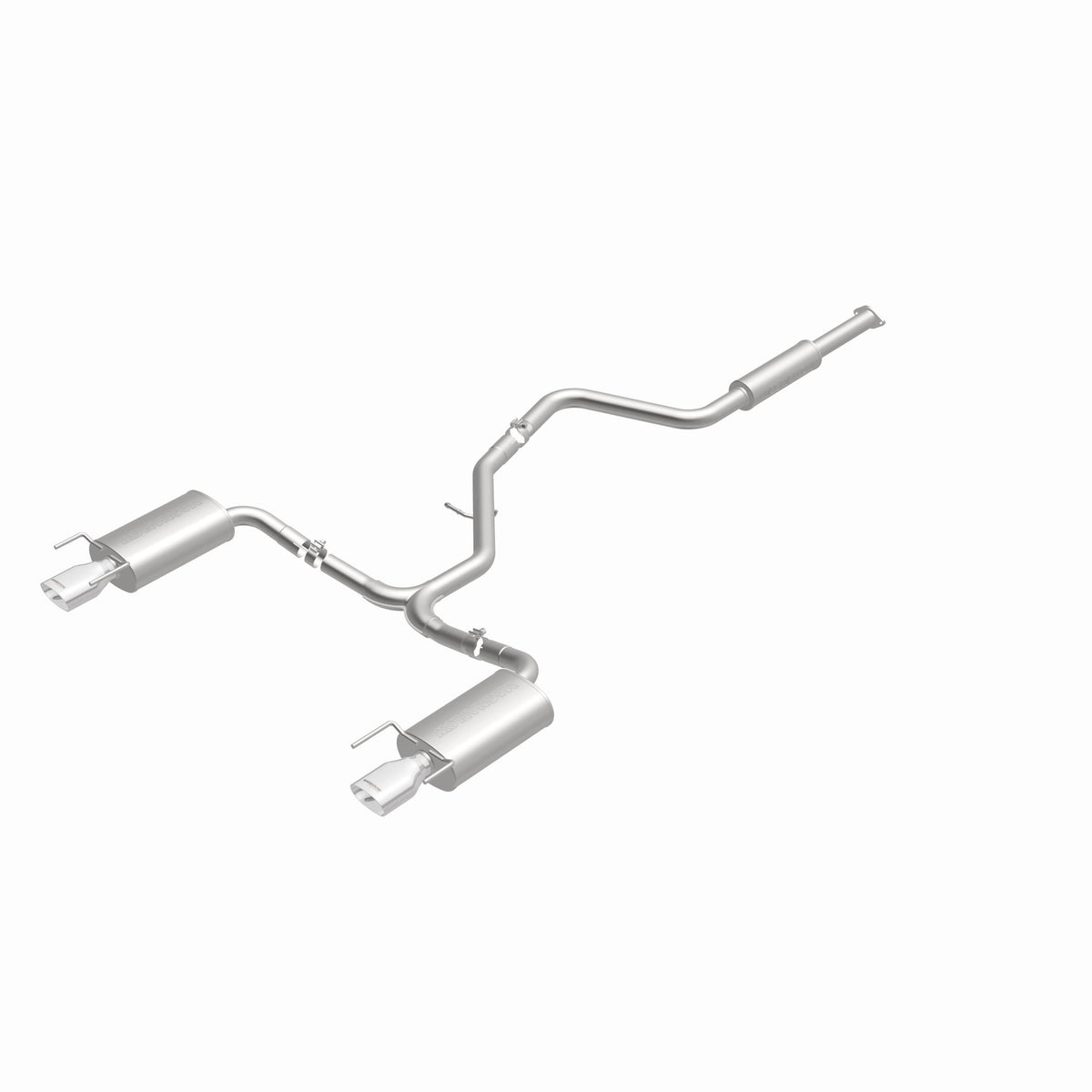 MagnaFlow Exhaust Products 15498 - Street Series Polished Cat-Back System 1