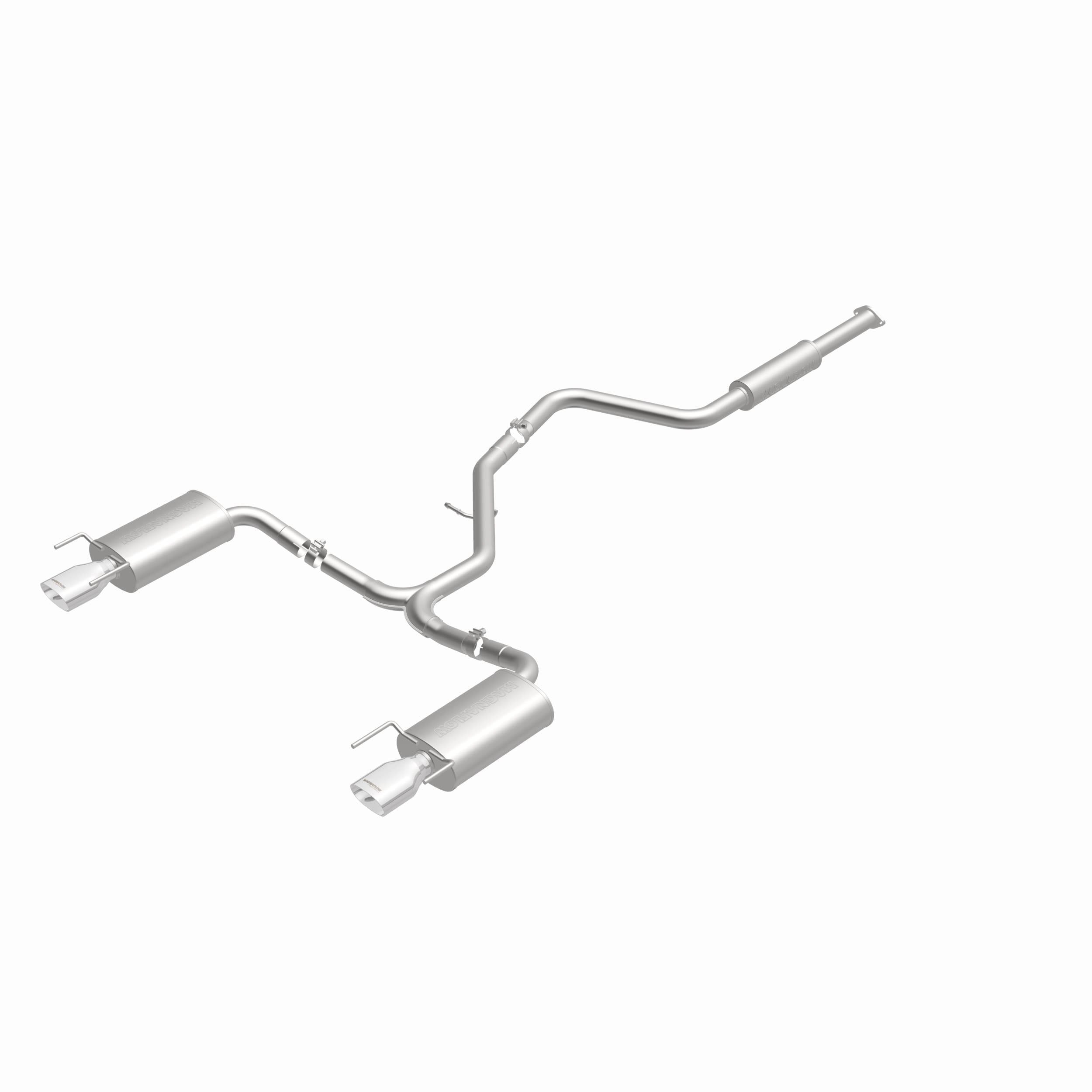 MagnaFlow Exhaust Products 15498 - Street Series Polished Cat-Back System 1