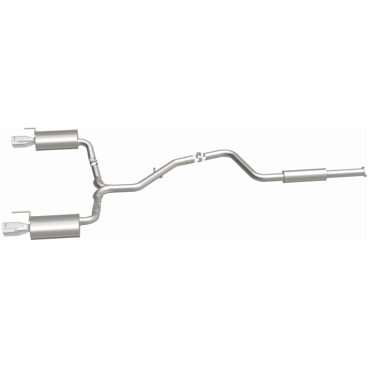MagnaFlow Exhaust Products 15498 - Street Series Polished Cat-Back System 4
