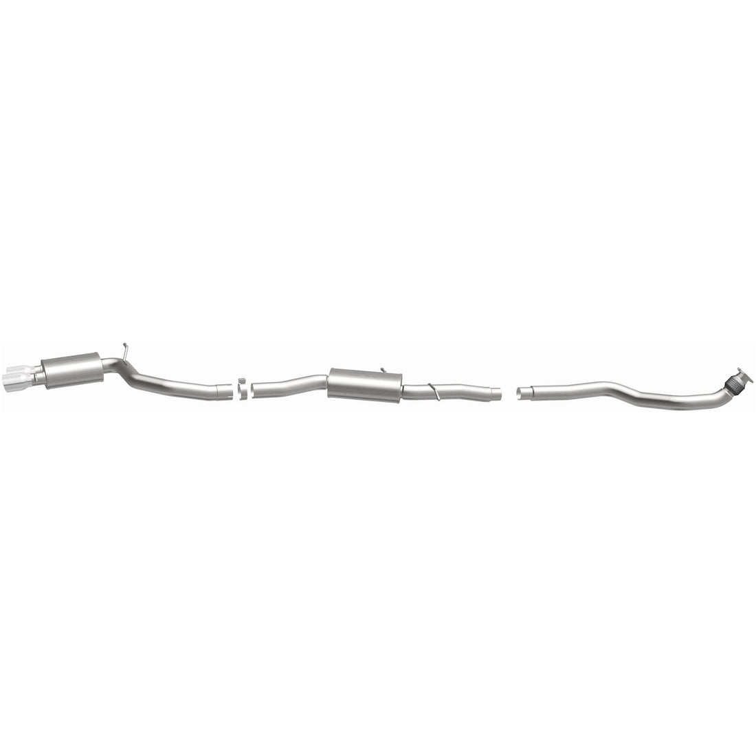 MagnaFlow Exhaust Products 15519 - Sport Series Polished Cat-Back System 5