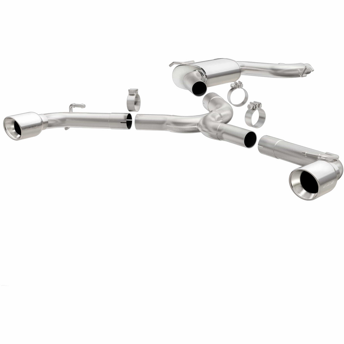 MagnaFlow Exhaust Products Exhaust MagnaFlow Exhaust Products 15521 - Sport Series Polished Cat-Back System