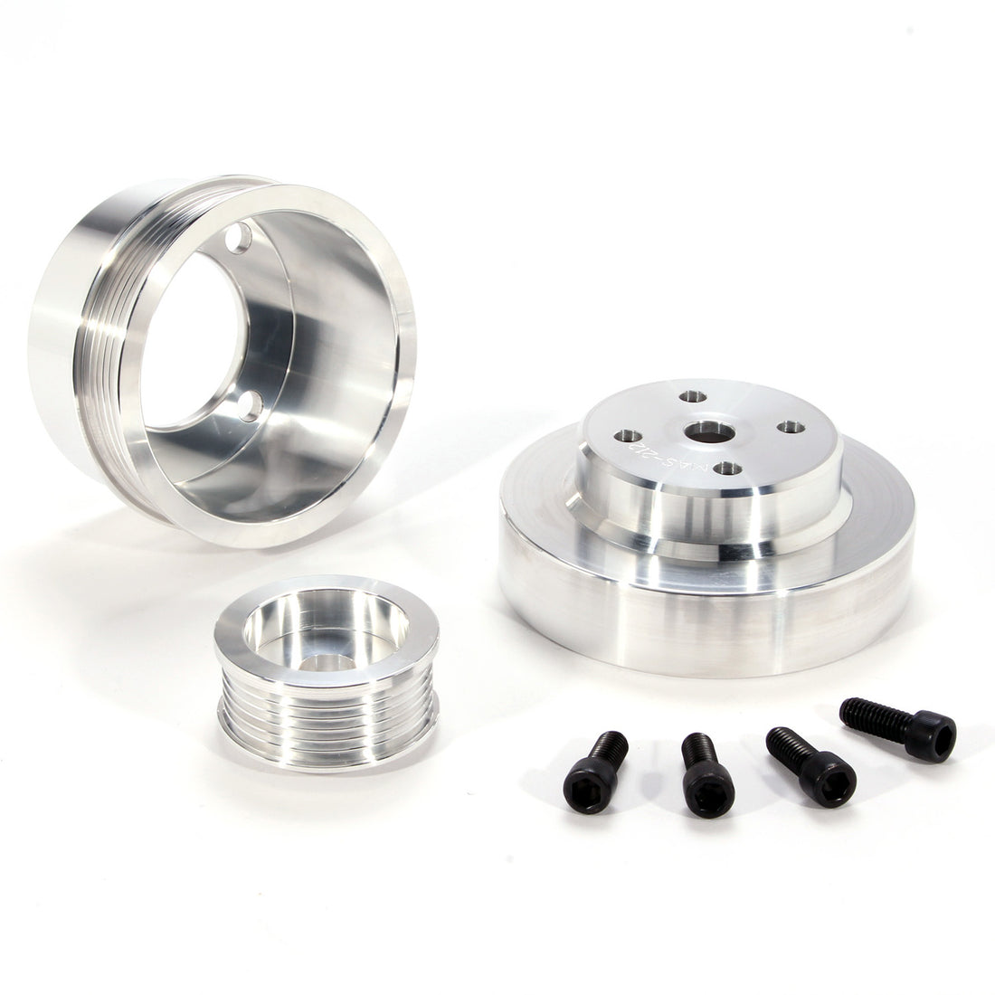 BBK Performance Parts 1553 - 1979-1993 MUSTANG 5.0 3 PC UNDER DRIVE PULLEY KIT BILLET ALUMINUM 1