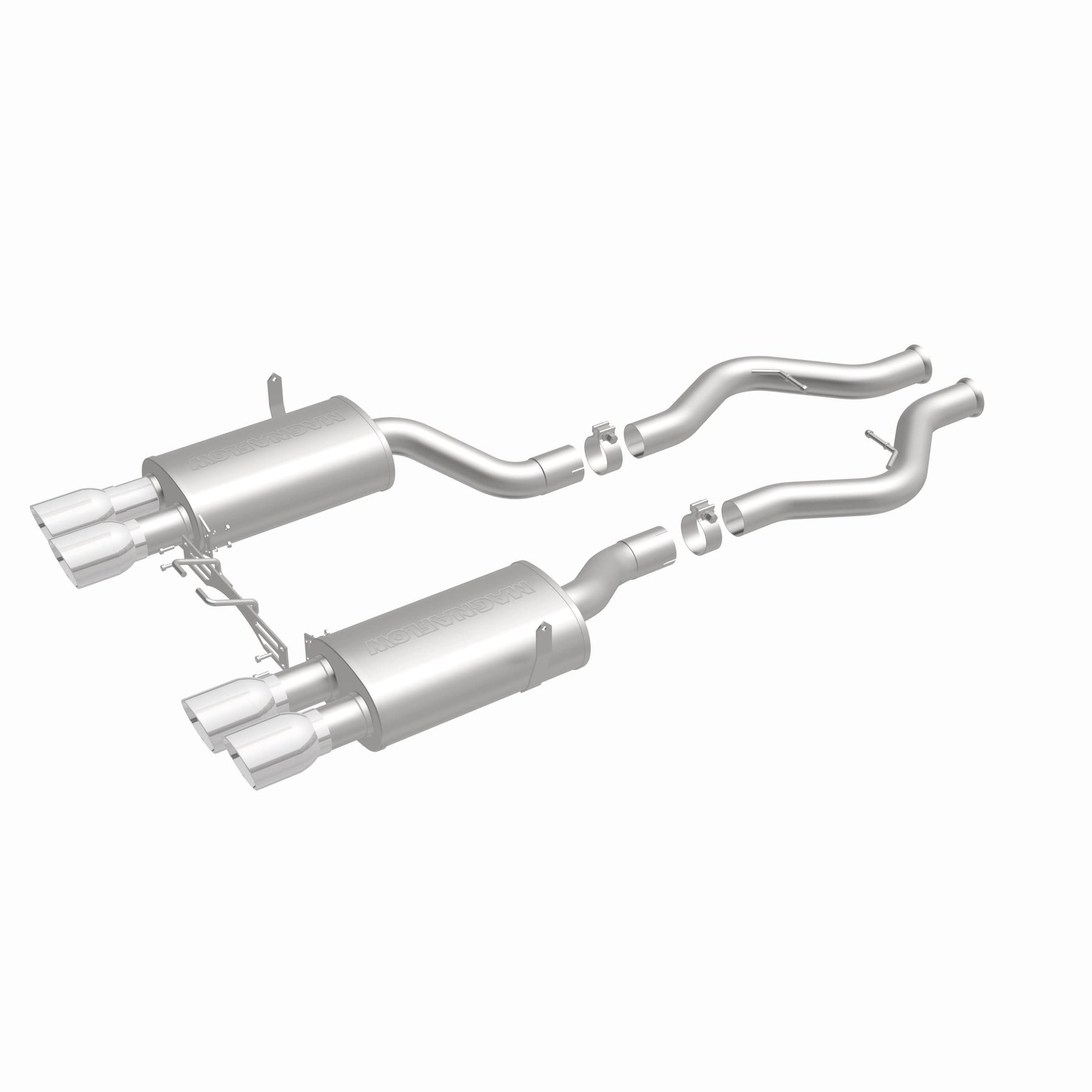 MagnaFlow Exhaust Products 15544 - Touring Series Polished Cat-Back System 5